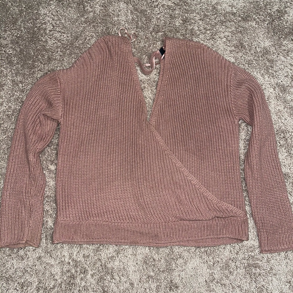 Pink sweater